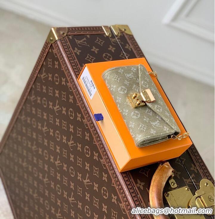 Buy Promotional Louis Vuitton Monogram Denim Pouch Metis Belt M4622Z Green