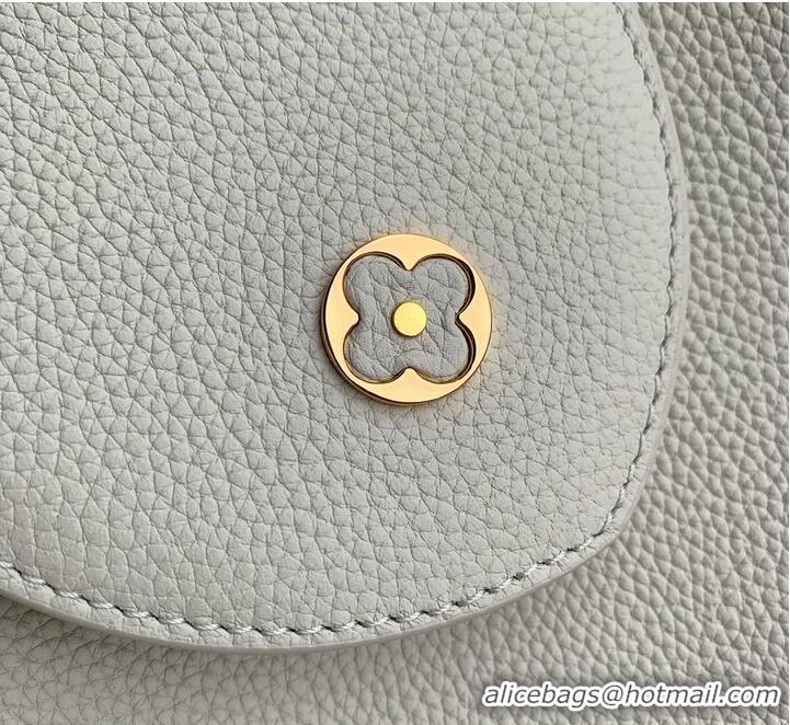 Famous Brand Louis Vuitton Capucines MM Taurillon Leather M26259 Light Grey