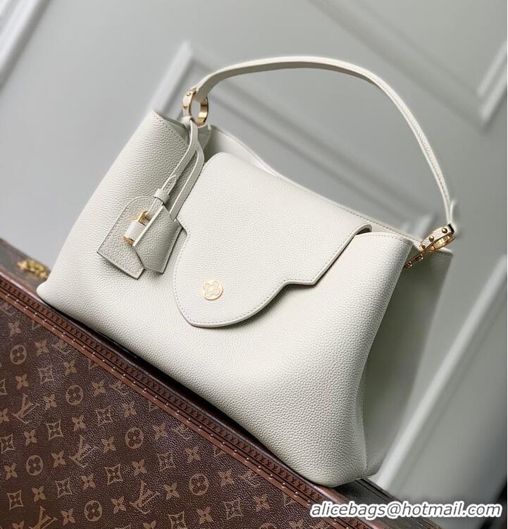 Famous Brand Louis Vuitton Capucines MM Taurillon Leather M26259 Light Grey