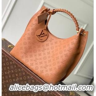 Buy Cheap Louis Vuitton Carmel Hobo Bag in Mahina Perforated Calfskin M25894 Cognac 2026