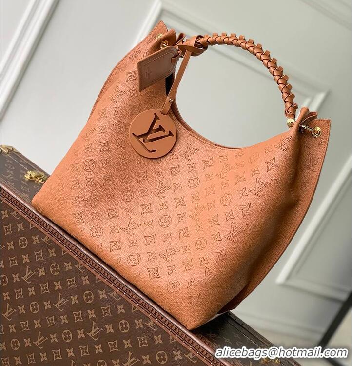 Buy Cheap Louis Vuitton Carmel Hobo Bag in Mahina Perforated Calfskin M25894 Cognac 2026