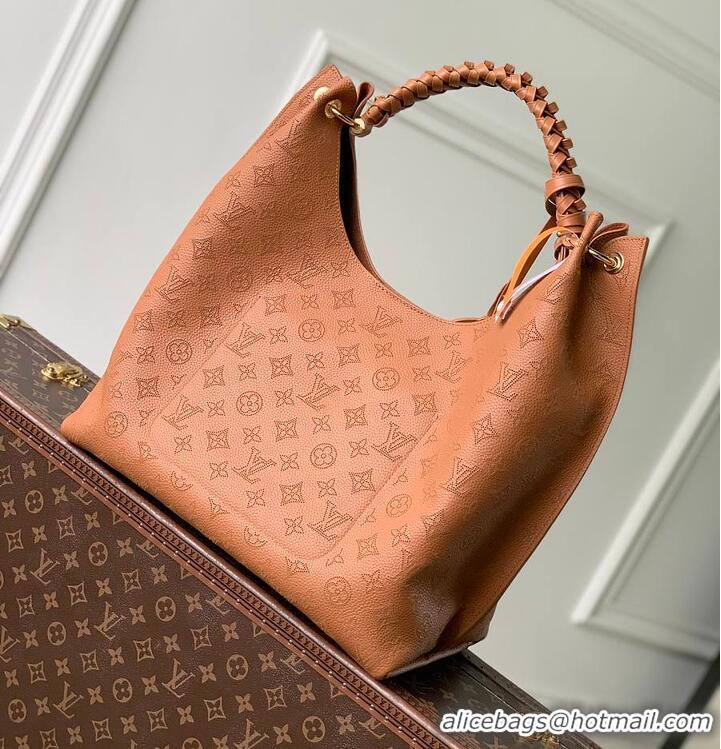 Buy Cheap Louis Vuitton Carmel Hobo Bag in Mahina Perforated Calfskin M25894 Cognac 2026