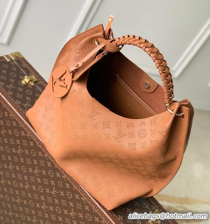 Buy Cheap Louis Vuitton Carmel Hobo Bag in Mahina Perforated Calfskin M25894 Cognac 2026