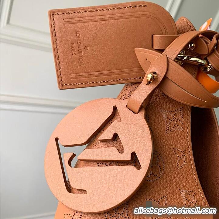 Buy Cheap Louis Vuitton Carmel Hobo Bag in Mahina Perforated Calfskin M25894 Cognac 2026