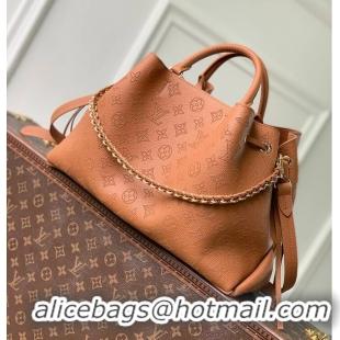 Well Crafted Louis Vuitton Bella Tote Bag in Mahina Perforated Calfskin M15116 Cognac 2026