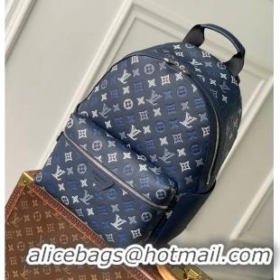 ​Top Design Louis Vuitton Monogram Shadow Discovery PM Backpack M27231 Navy Blue