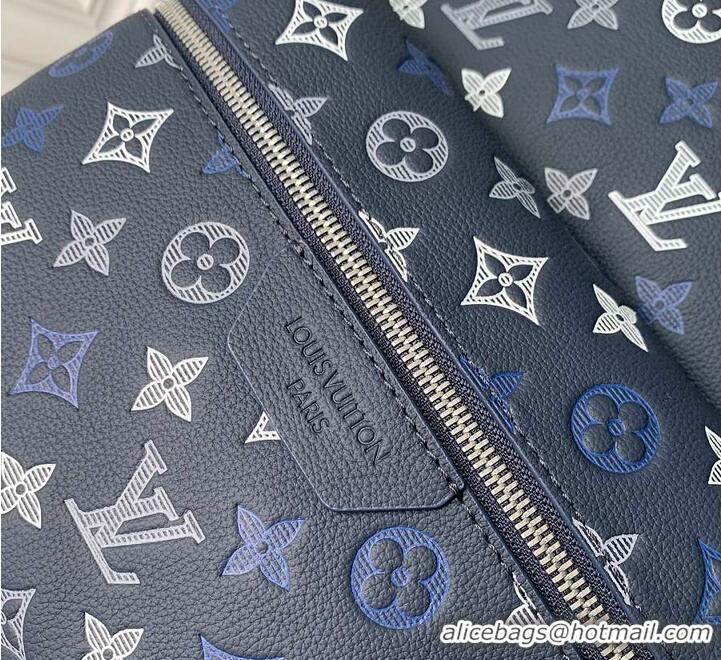 ​Top Design Louis Vuitton Monogram Shadow Discovery PM Backpack M27231 Navy Blue