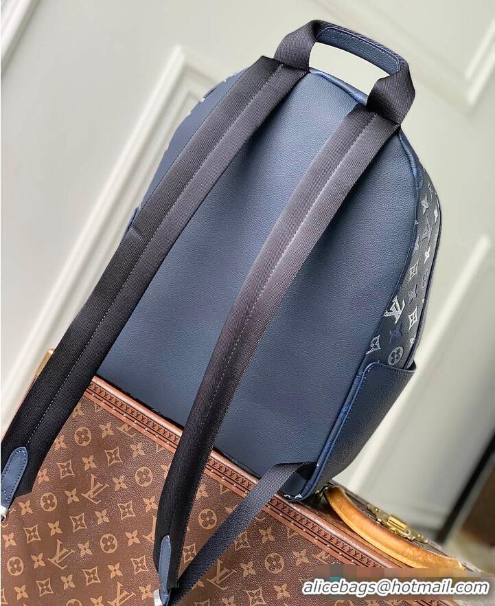 ​Top Design Louis Vuitton Monogram Shadow Discovery PM Backpack M27231 Navy Blue