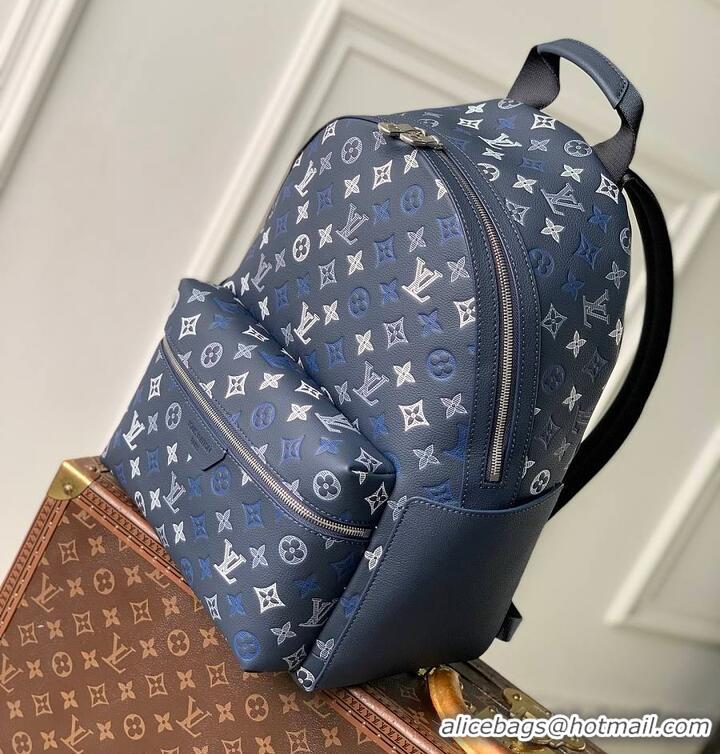 ​Top Design Louis Vuitton Monogram Shadow Discovery PM Backpack M27231 Navy Blue