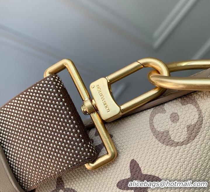 Inexpensive Louis Vuitton Monogram Surplus Canvas Mens Vagabond Hobo Bag M27181 Sand Beige 2026