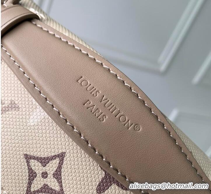 Grade Quality Louis Vuitton Monogram Shadow Leather Mens Rush Bumbag Belt Bag M27153 Sand Beige 2026