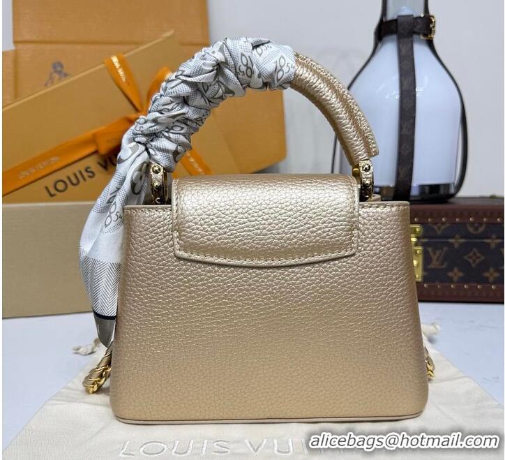 Best Product Louis Vuitton LV Mirage Capucines Taurillon leather Mini M80748 Light Gold 2026