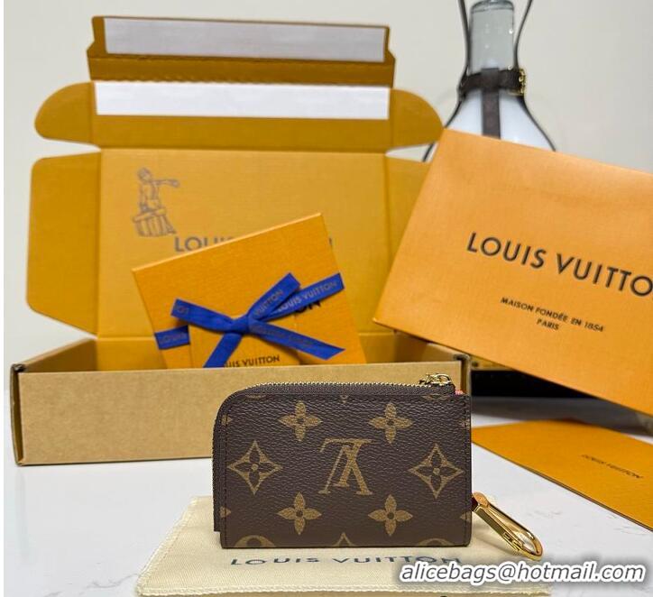Luxury Cheap Louis Vuitton Noa Key Holder Monogram/Sweet Coral M80750