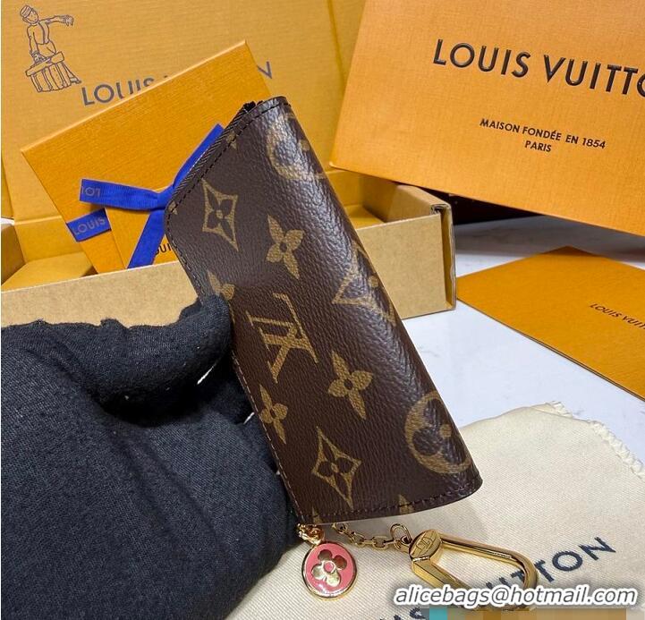Luxury Cheap Louis Vuitton Noa Key Holder Monogram/Sweet Coral M80750