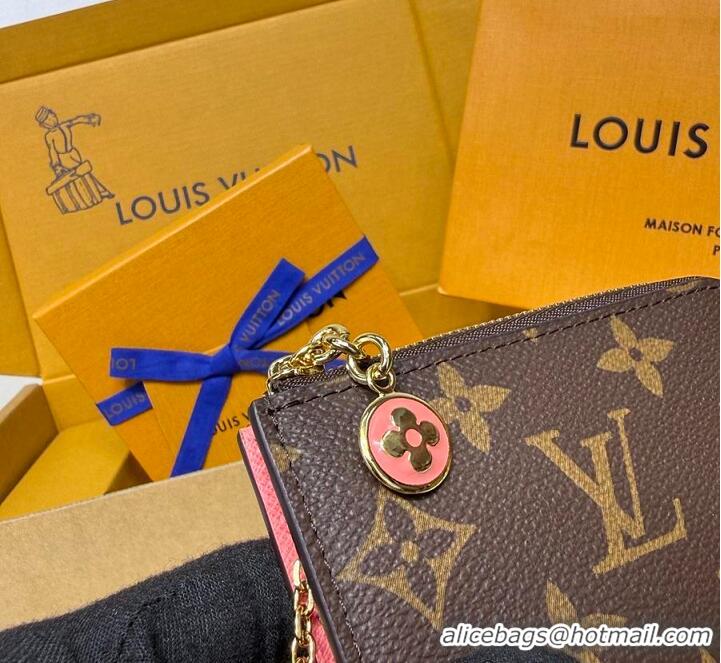Luxury Cheap Louis Vuitton Noa Key Holder Monogram/Sweet Coral M80750