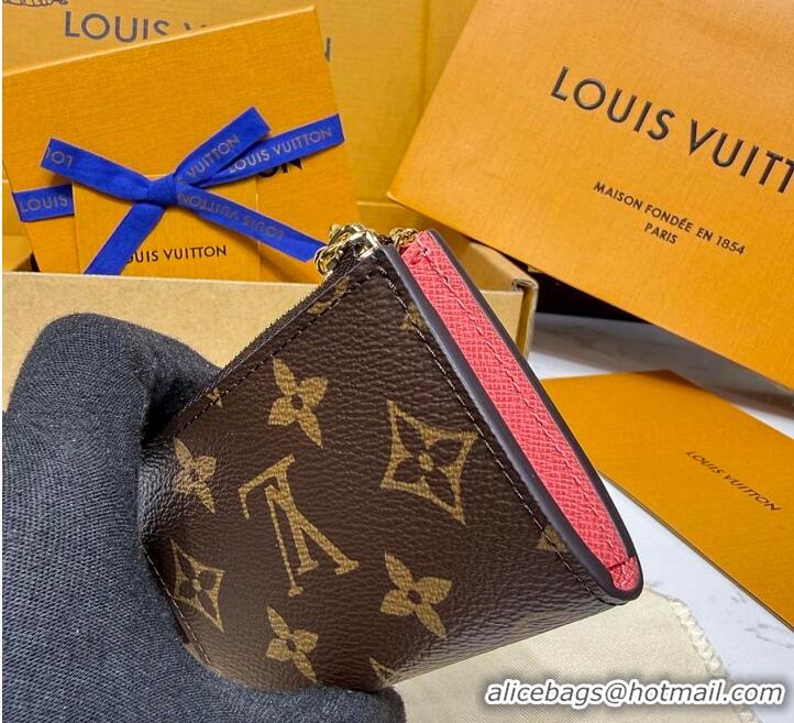 Luxury Cheap Louis Vuitton Noa Key Holder Monogram/Sweet Coral M80750