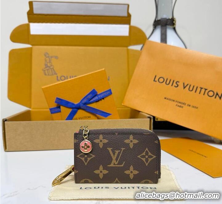 Luxury Cheap Louis Vuitton Noa Key Holder Monogram/Sweet Coral M80750