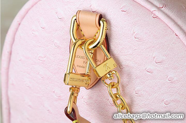 Most Popular Louis Vuitton Speedy Soft 30 In Ostrich Leather M28399 Light Pink 2026