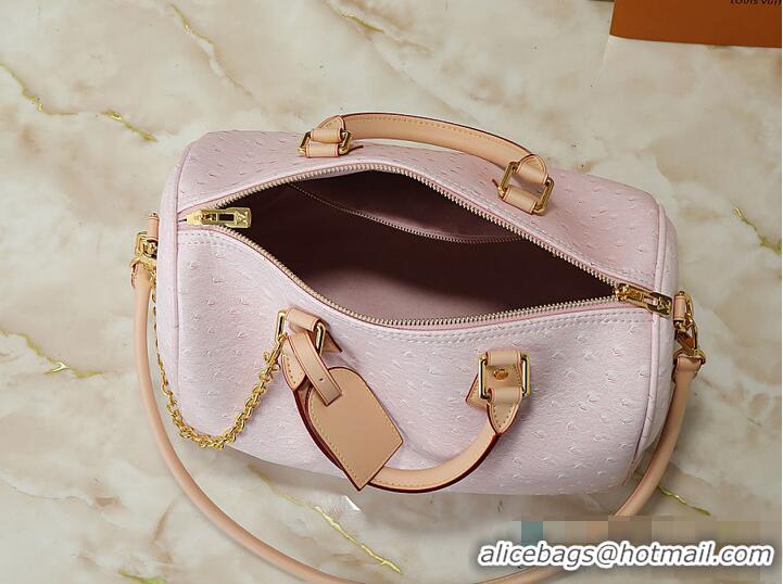 Most Popular Louis Vuitton Speedy Soft 30 In Ostrich Leather M28399 Light Pink 2026