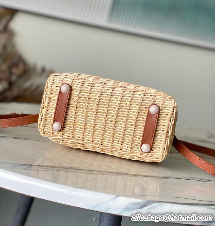 Grade Inexpensive Louis Vuitton Capucines Mini Tan Rattan and Cowhide leather M26005 2026