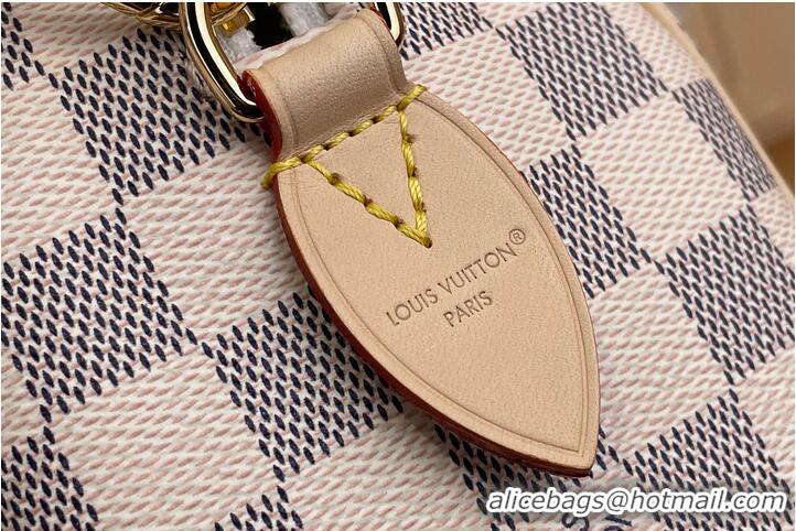 Famous Brand Louis Vuitton Speedy Bandouliere 20 Damier Azur Canvas Banana Yellow M00209