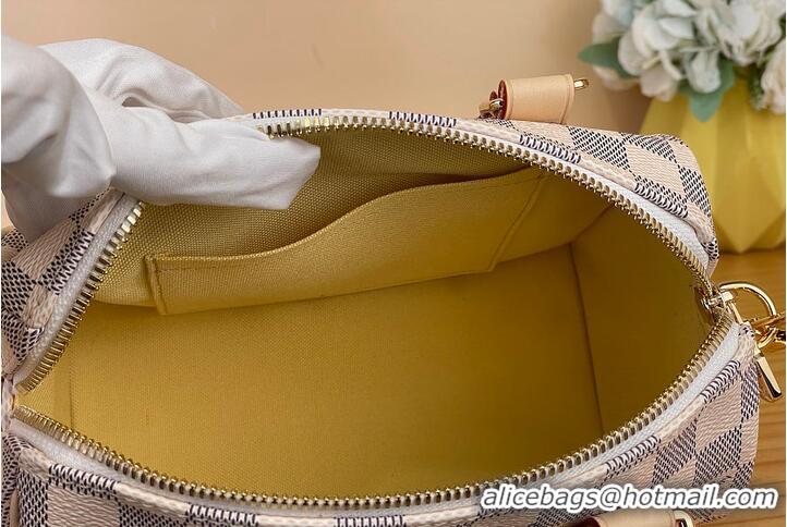 Famous Brand Louis Vuitton Speedy Bandouliere 20 Damier Azur Canvas Banana Yellow M00209