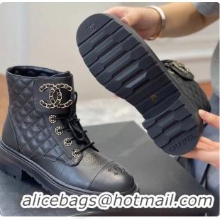 Best Price Chanel Ankle Boot In Black 6080304