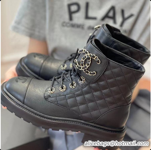 Best Price Chanel Ankle Boot In Black 6080304