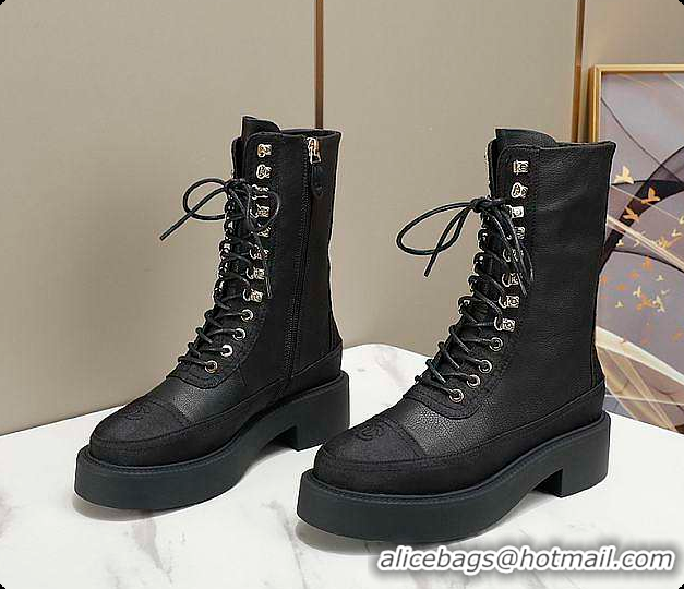 Purchase Chanel Lady Boots Black 6080305