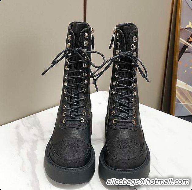 Purchase Chanel Lady Boots Black 6080305