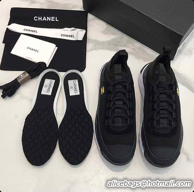 Luxurious Chanel Trainers Sneaker In Black 6080306