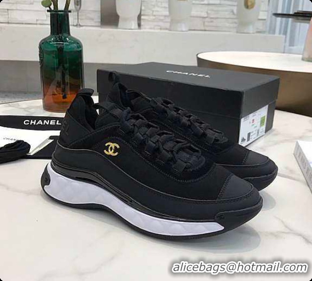 Luxurious Chanel Trainers Sneaker In Black 6080306