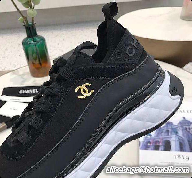 Luxurious Chanel Trainers Sneaker In Black 6080306