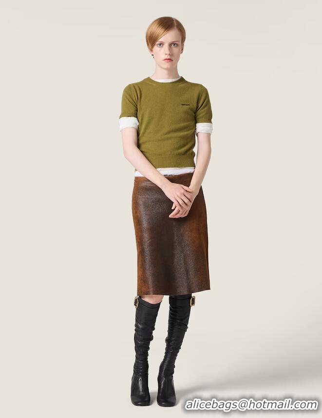 Buy New Cheap Miu Miu Cashmere Sweater M0613 Fern Green 2026