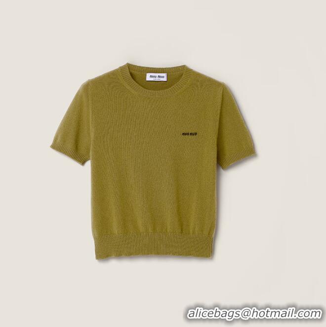 Buy New Cheap Miu Miu Cashmere Sweater M0613 Fern Green 2026