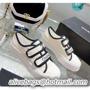Popular Style Chanel In White Sneakers Canvas 6080308