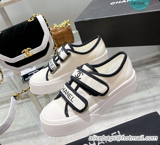 Popular Style Chanel In White Sneakers Canvas 6080308