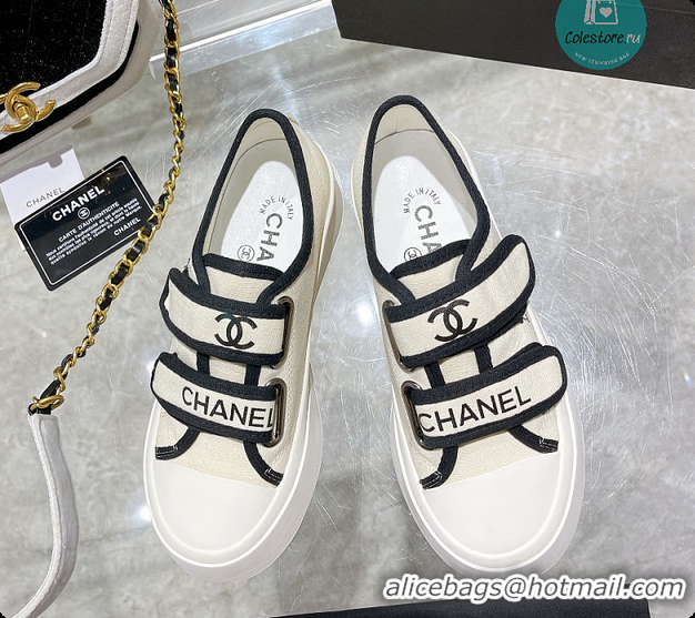 Popular Style Chanel In White Sneakers Canvas 6080308