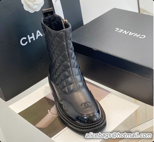 Popular Style Chanel Boots In Black 002 6080309
