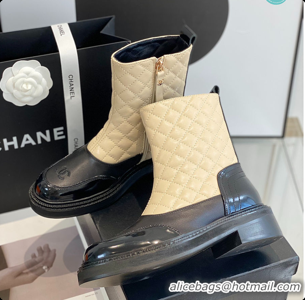 Grade Quality Chanel Boots In Beige 002 6080309