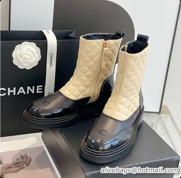 Grade Quality Chanel Boots In Beige 002 6080309