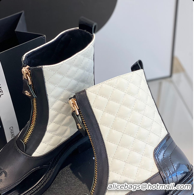 Best Grade Chanel Boots In White 001 6080311