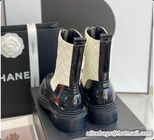 Best Grade Chanel Boots In White 001 6080311
