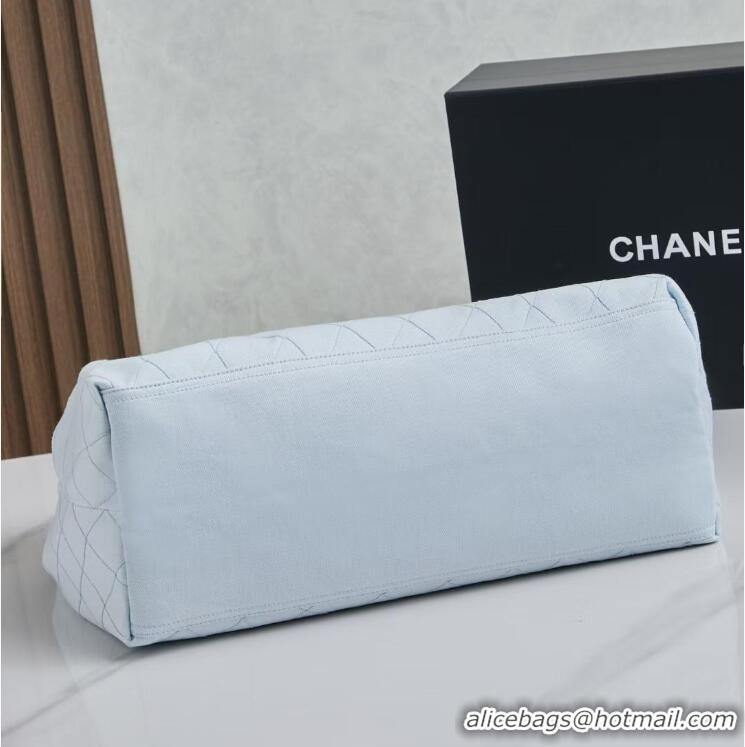Best Price Chanel Coco Beach Small Shopping Bag Denim/Calfskin AS6191 Blue/Brown/Gold 2026