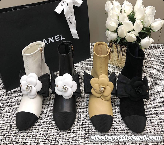 Buy Discount Chanel Suede Kidskin & Grosgrain Black 6080404