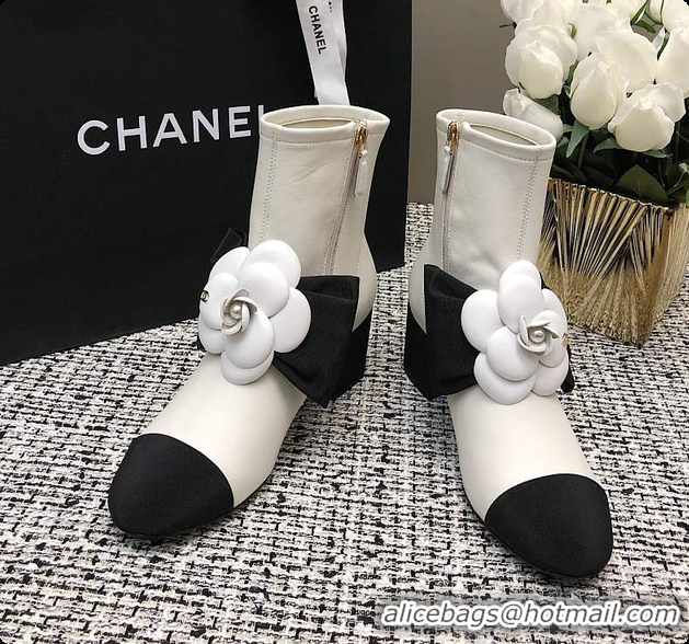 Popular Style Chanel Low Boots White 6080405