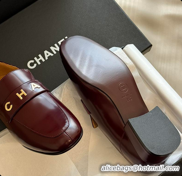 Classic Hot Chanel Red Loafer Women 6080412