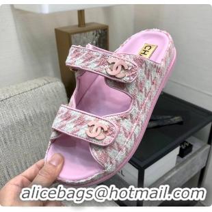 Popular Style Chanel Slipper Light Pink 6080414