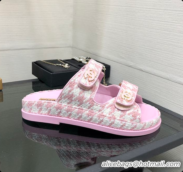 Popular Style Chanel Slipper Light Pink 6080414