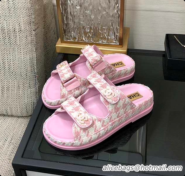 Popular Style Chanel Slipper Light Pink 6080414